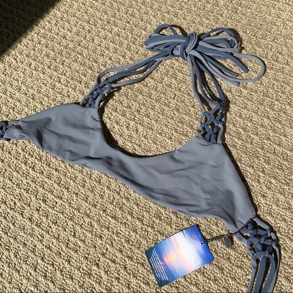 Siempre Golden Bikini Top